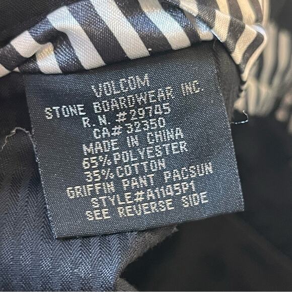 Vintage Volcom Y2K skater Griffin Pants Plaid Workwear Pants mens size 30 - Picture 10 of 11